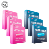 His and Hers 6 Pack (Ultra Pink and Ultra Blue)